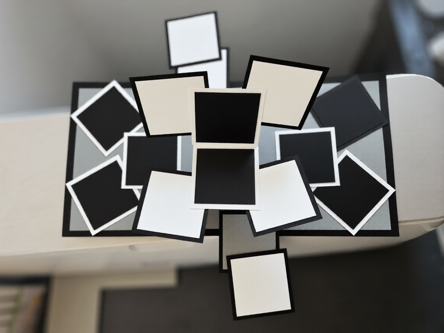 Handmade Photo Collage Pop-Up Card – 16-Photo Surprise Greeting for Birthdays, Anniversaries