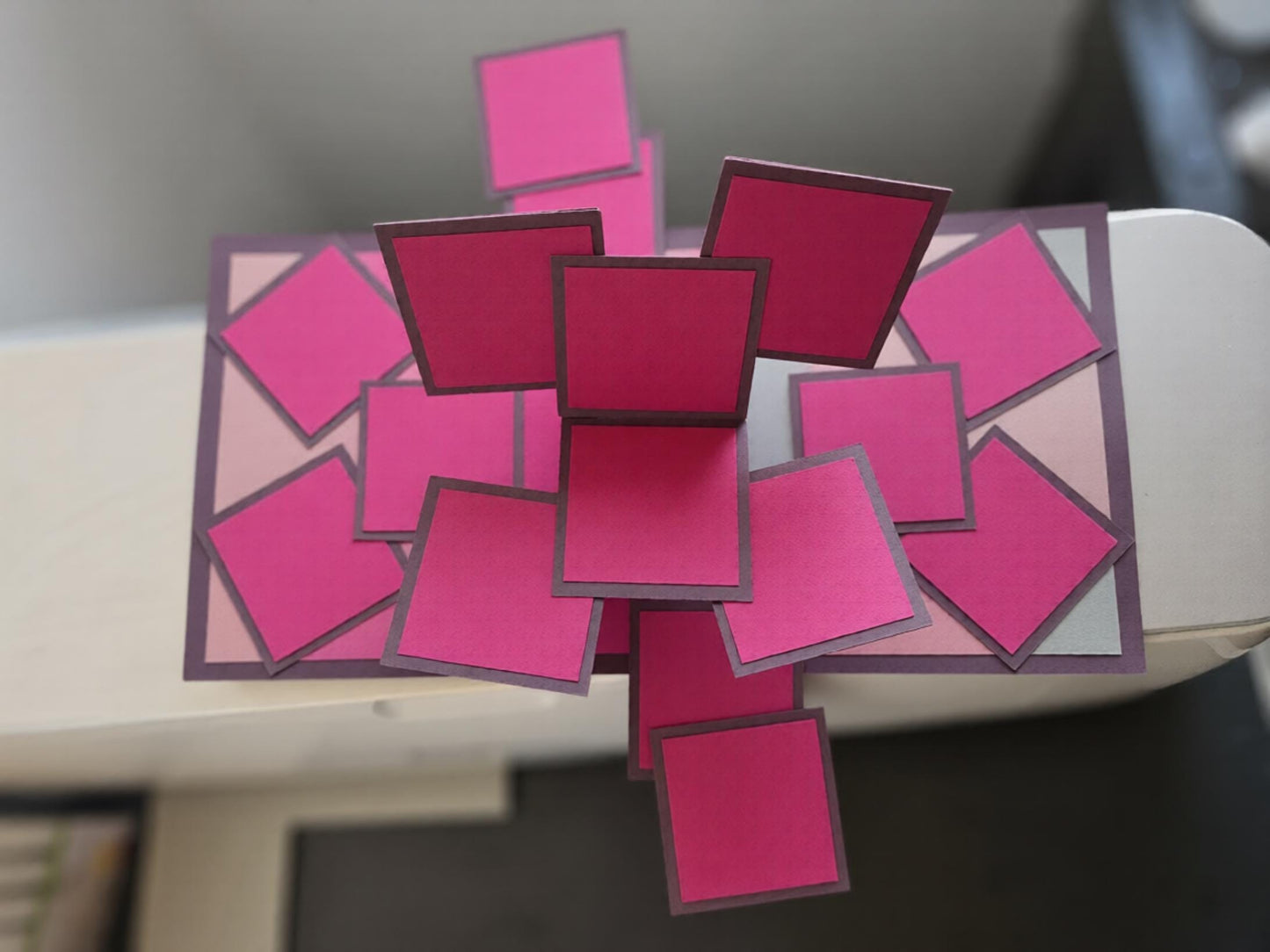 Handmade Photo Collage Pop-Up Card – 16-Photo Surprise Greeting for Birthdays, Anniversaries