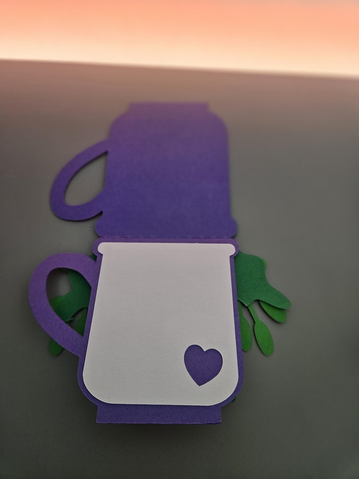 Flower Mug Card. Handcrafted and customisable for any occasion
