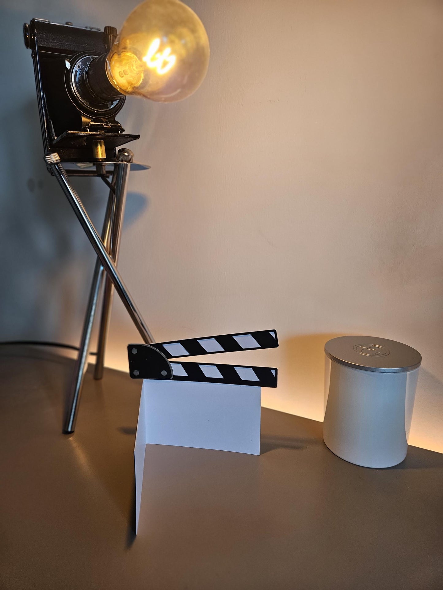 Handcrafted Movie Clapperboard Card for Birthday's or any occasion.